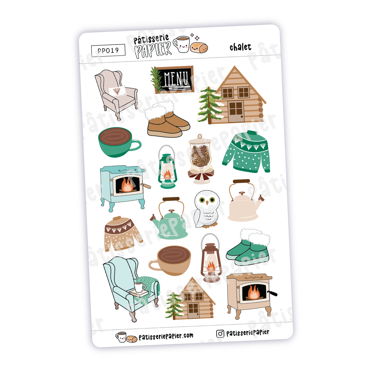 Chalet Stickers