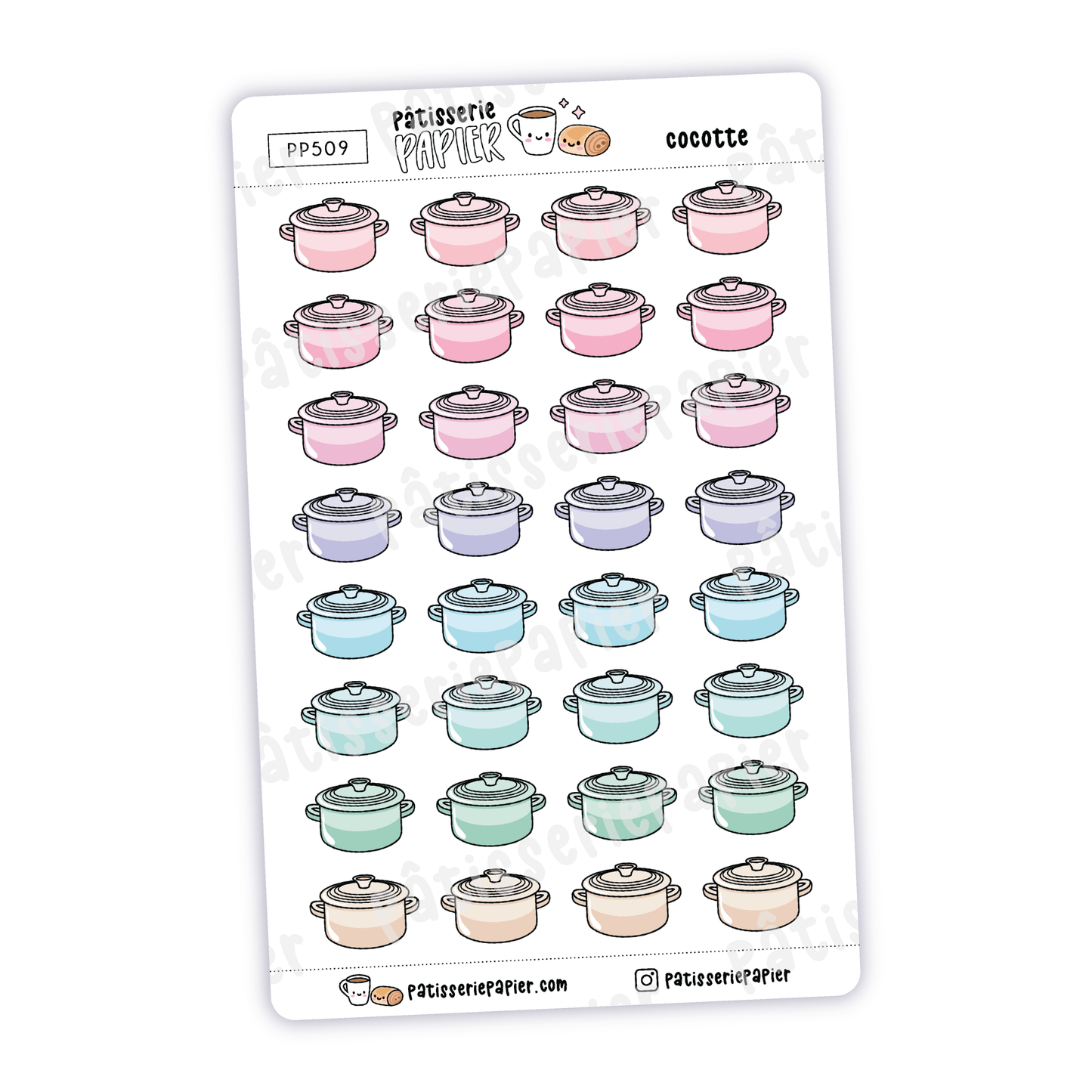 Autocollants Cocotte