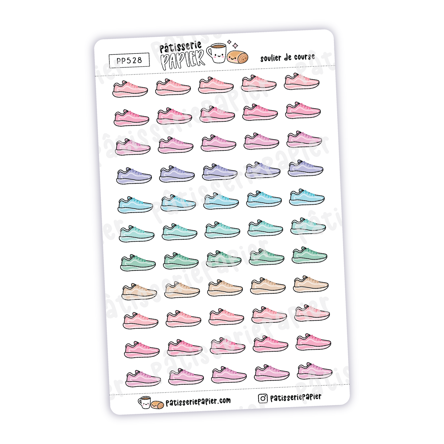 Running Shoe Stickers
