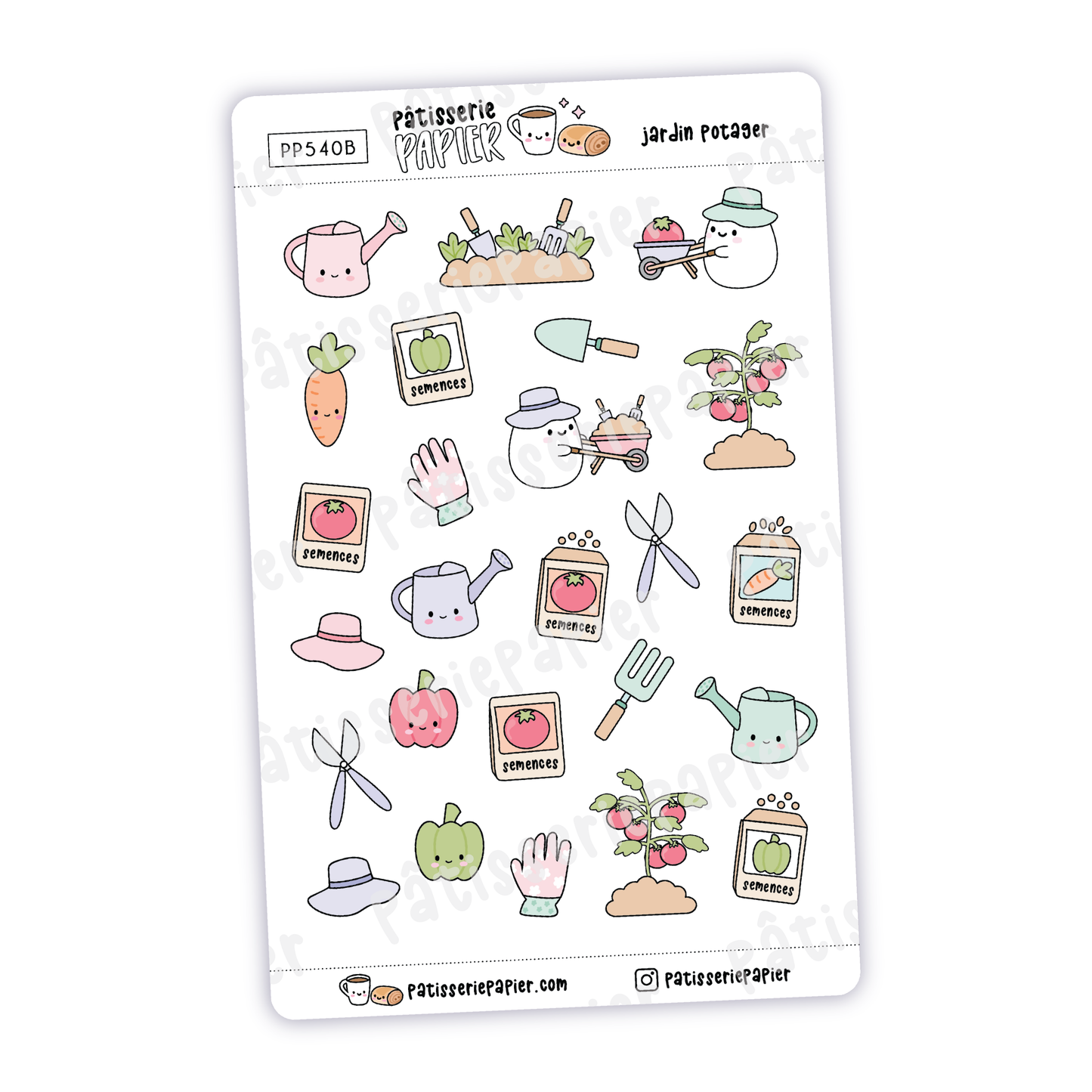 Autocollants Jardin Potager