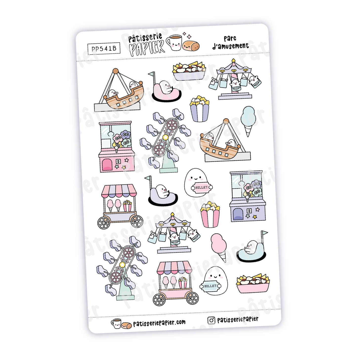 Autocollants Parc D'Amusement