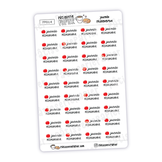 Journée Pédagogique Stickers