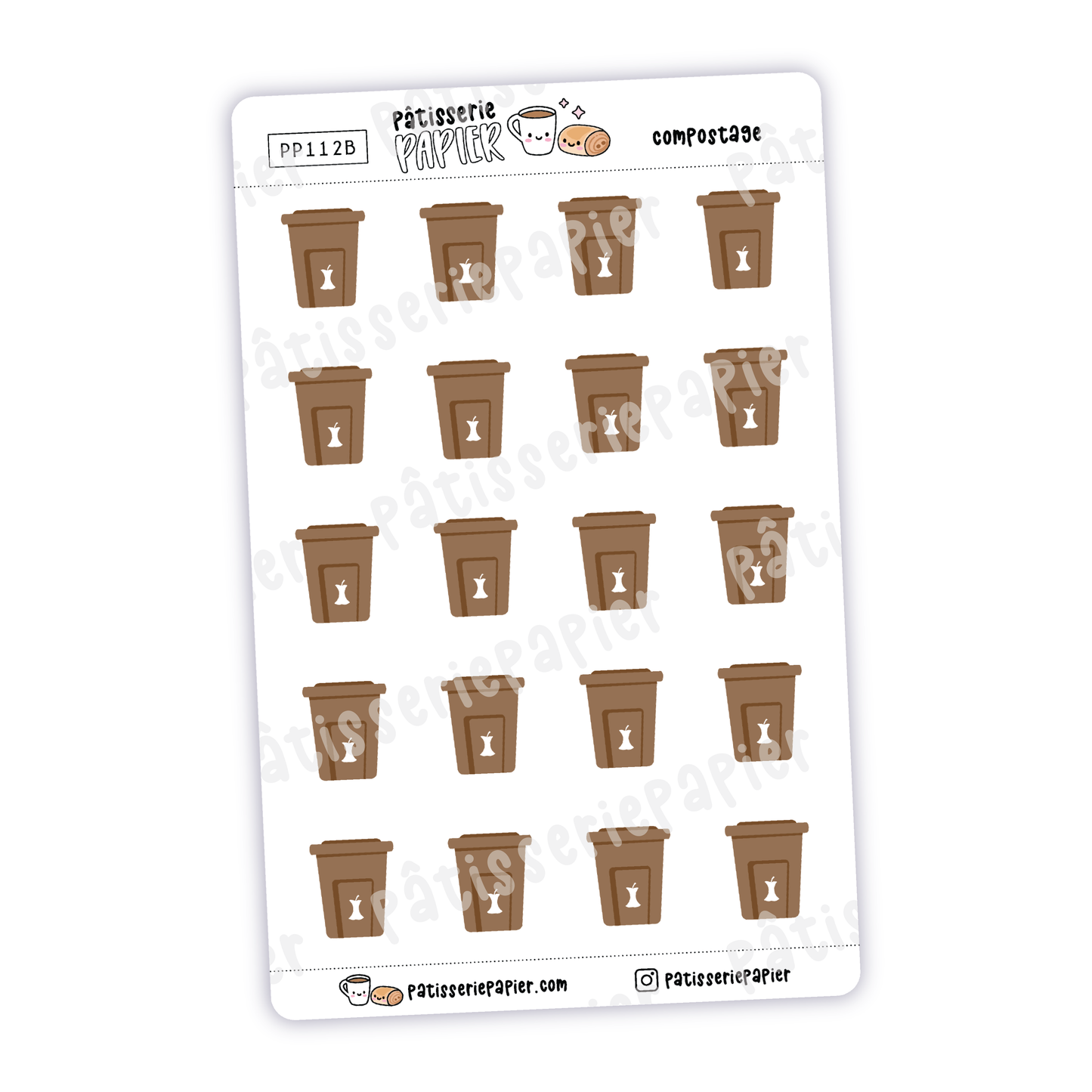 Autocollants Compost