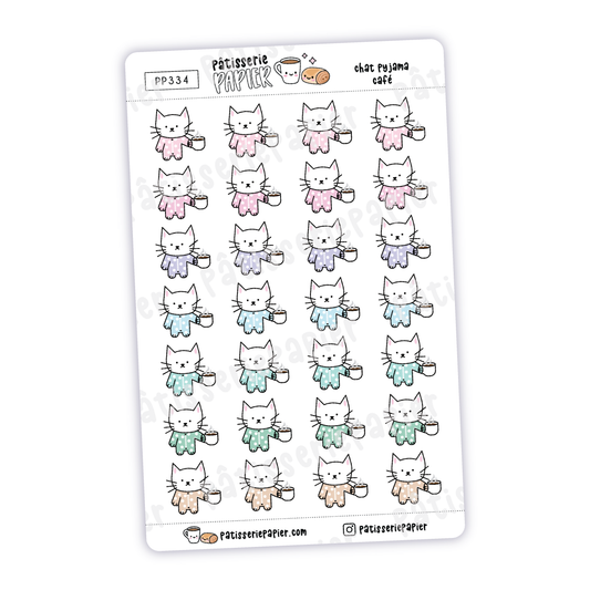 Coffee Cat Stickers