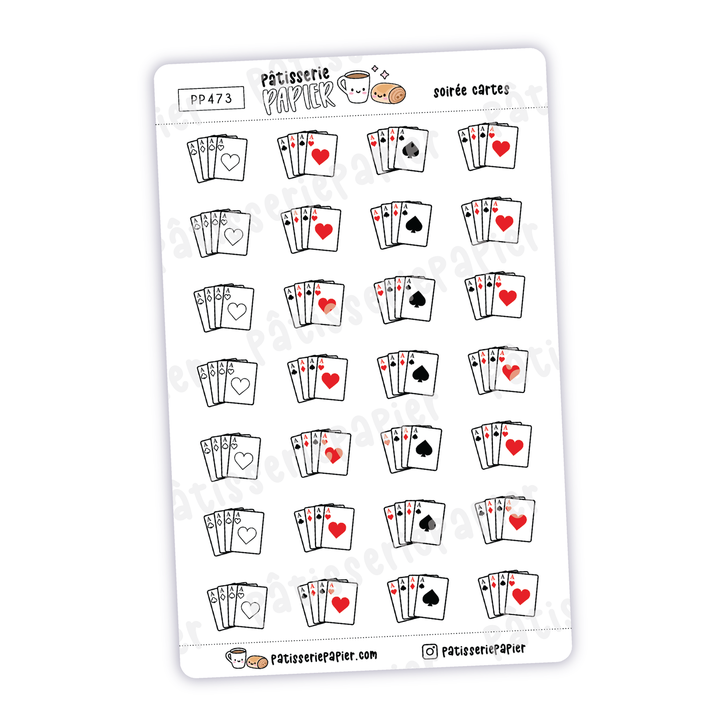 Playing Cards Stickers