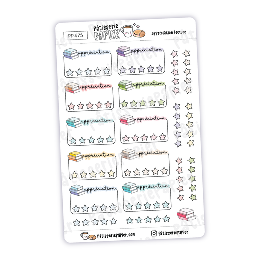 Appréciation livre Stickers