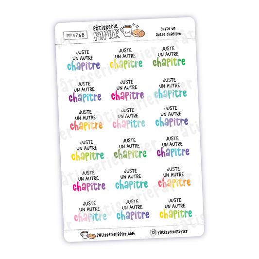 Un Autre Chapitre Stickers