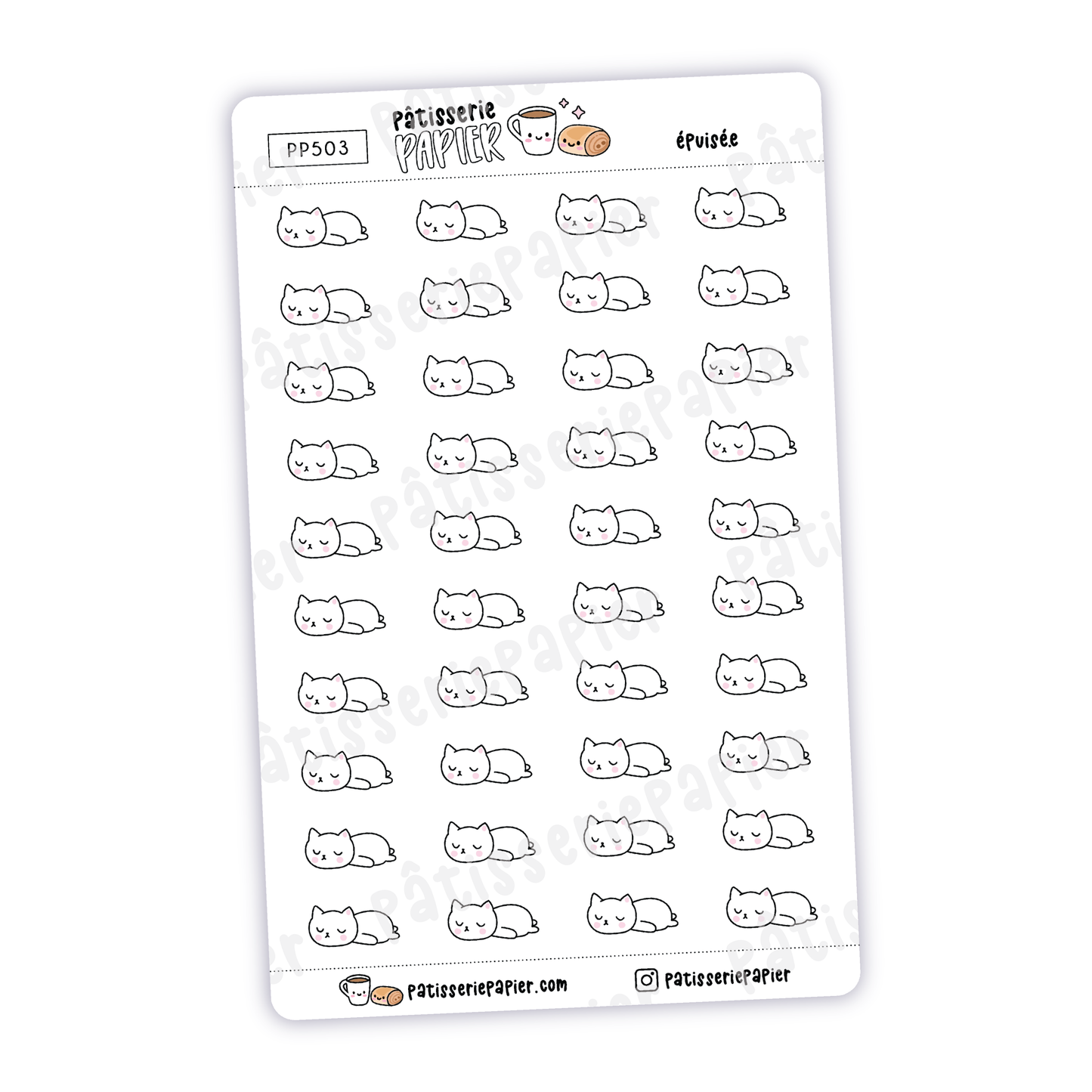 Stressed and tired Stickers