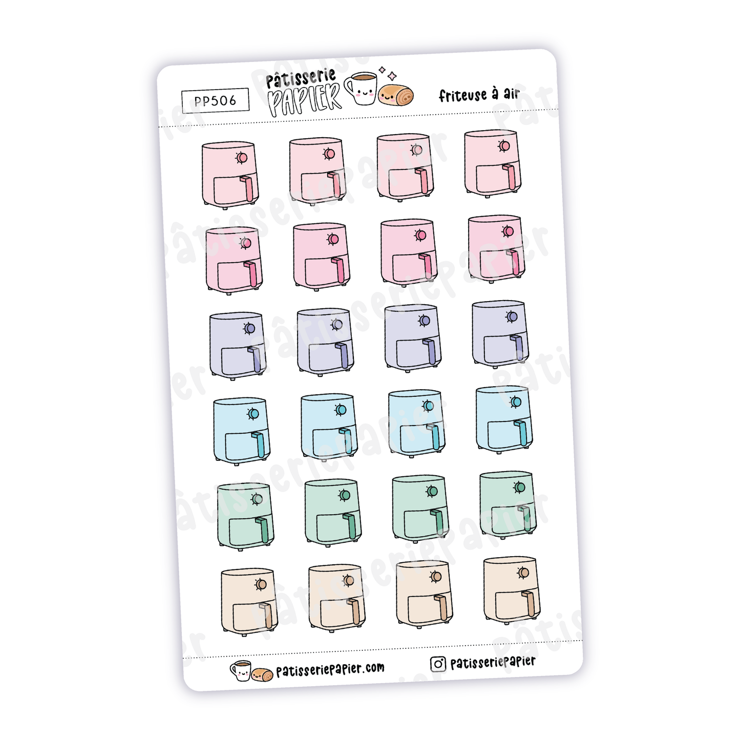 Autocollants Friteuse à Air