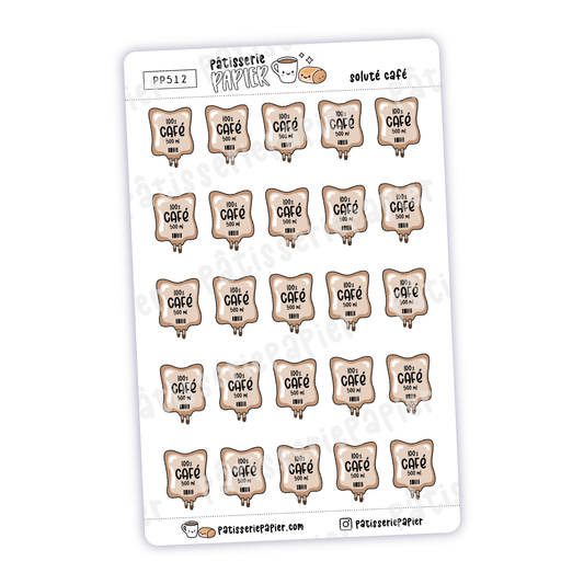 Coffee intravenous drip Stickers