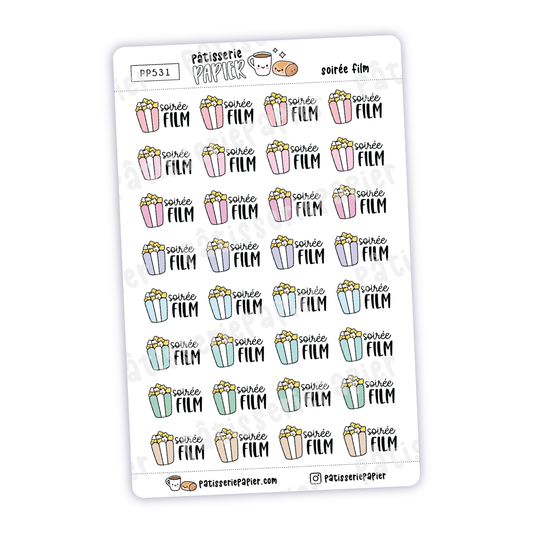 Soirée Film Stickers