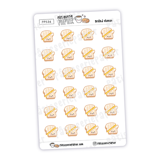 Grilled cheese kawaii Stickers