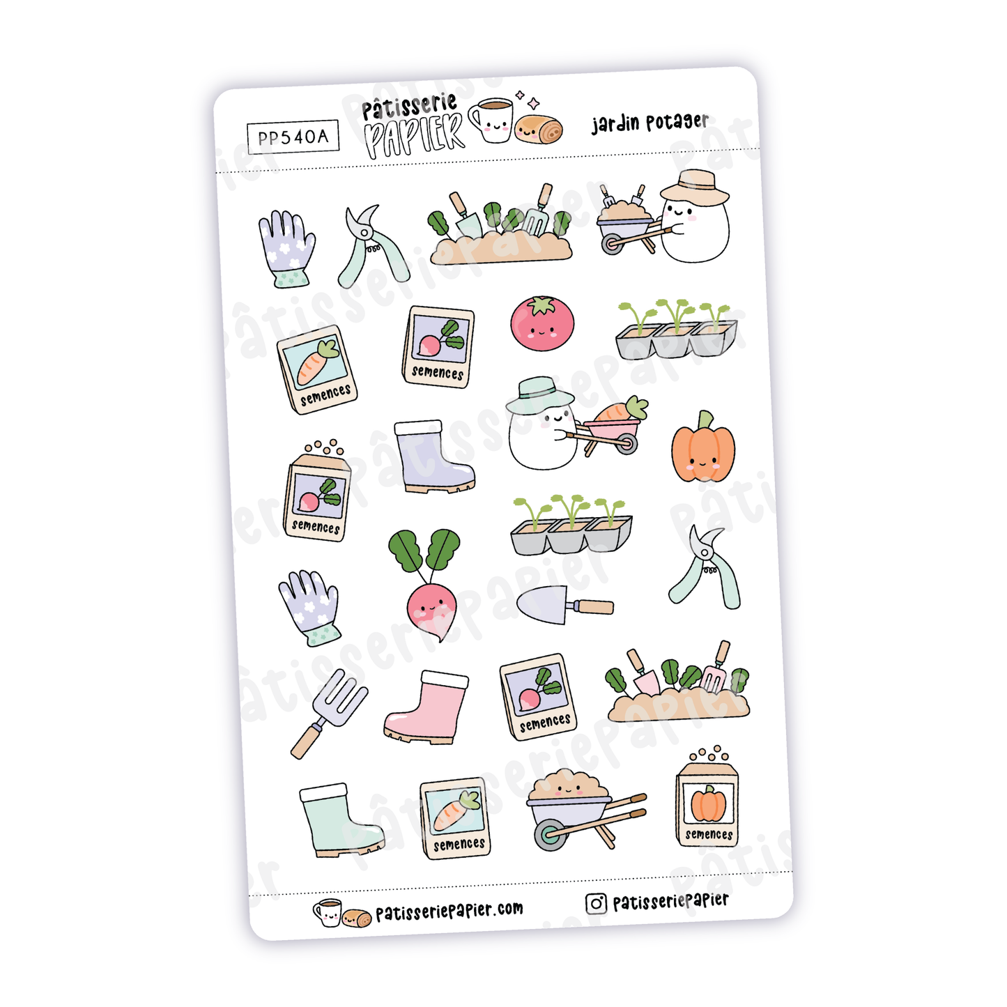 Autocollants Jardin Potager