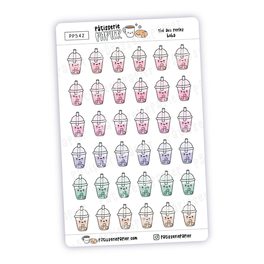 Boba Tea Stickers